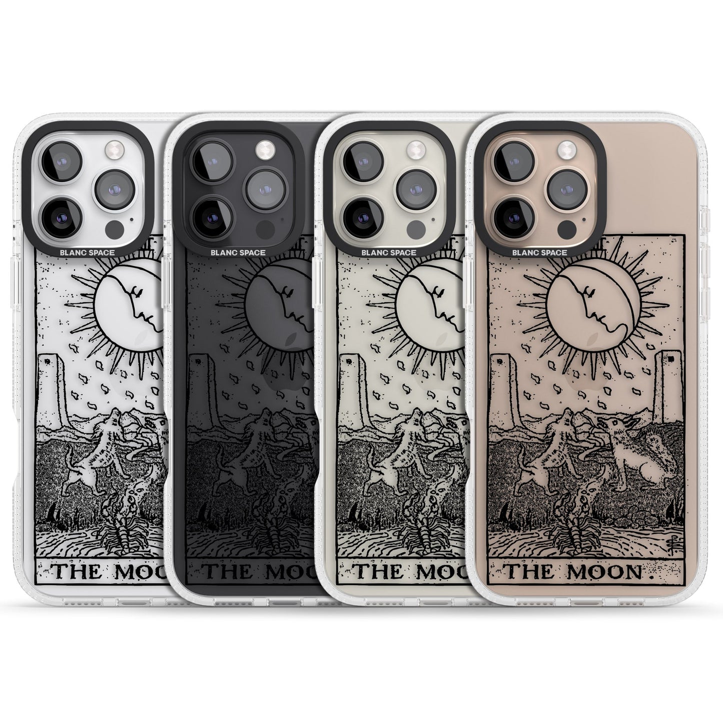 Personalised The Moon Tarot Card (Clear)