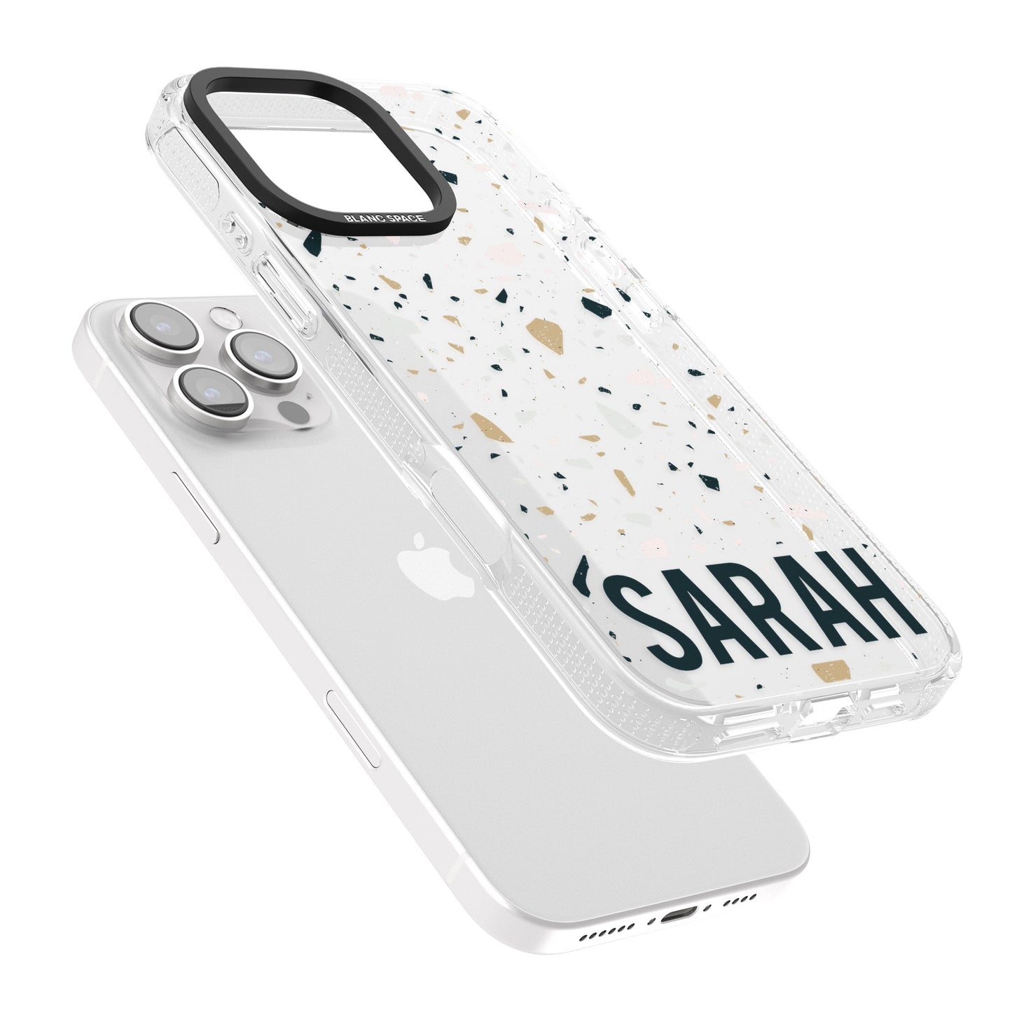 Personalised Terrazzo Blue, Pink, Brown