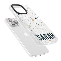 Personalised Terrazzo Blue, Pink, Brown