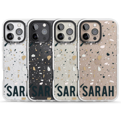 Personalised Terrazzo Blue, Pink, Brown