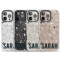 Personalised Terrazzo Blue, Pink, Brown