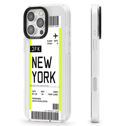 Personalised New York Boarding Pass