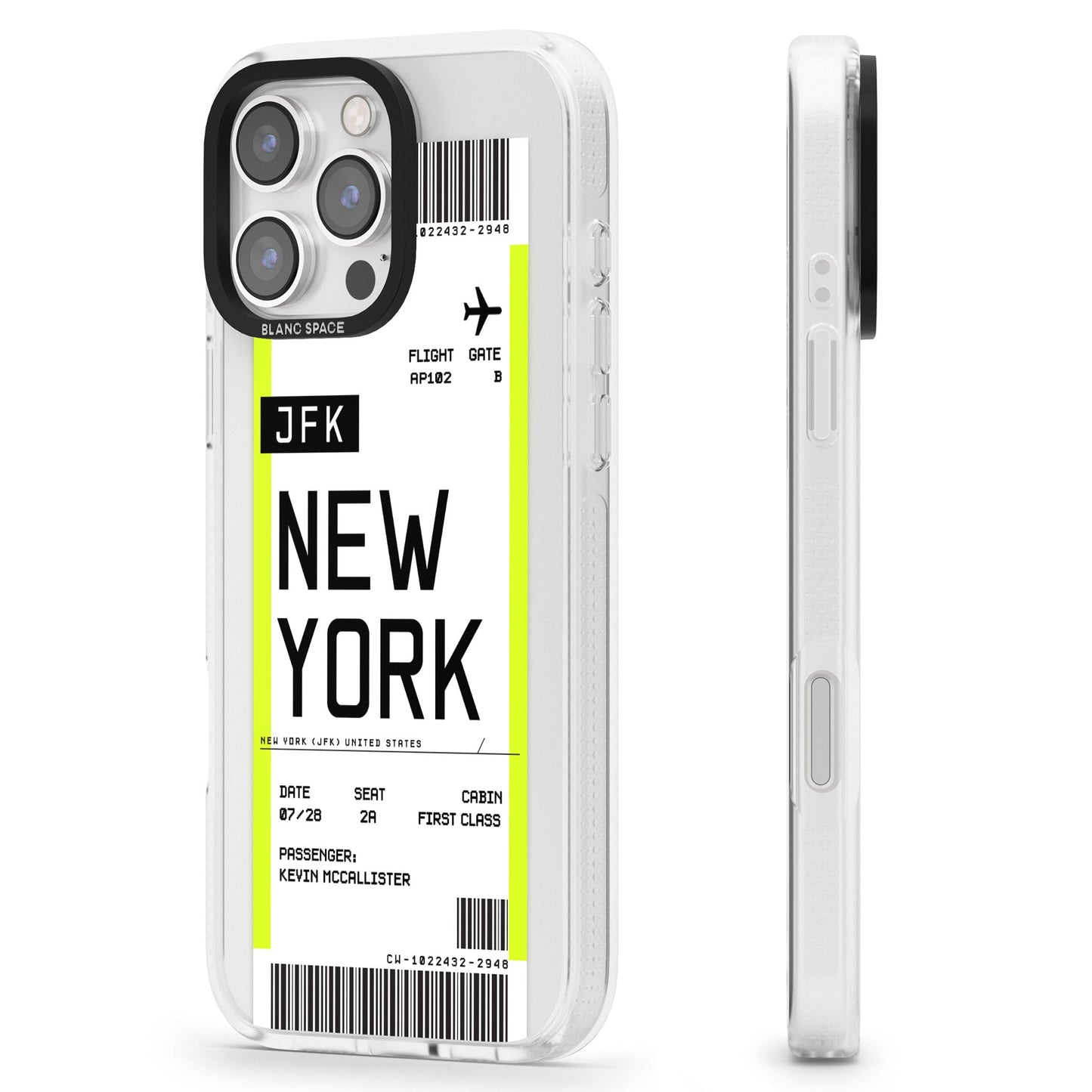Personalised New York Boarding Pass