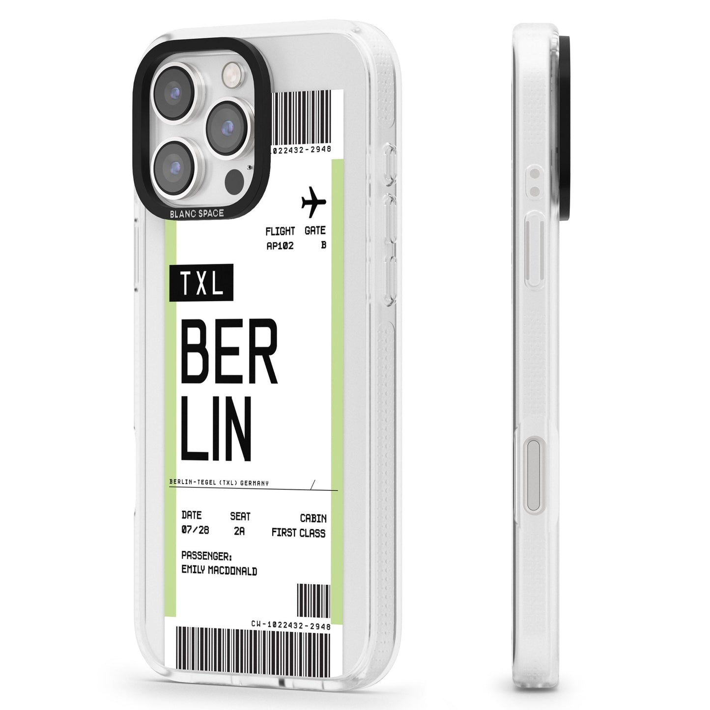 Personalised Berlin Boarding Pass