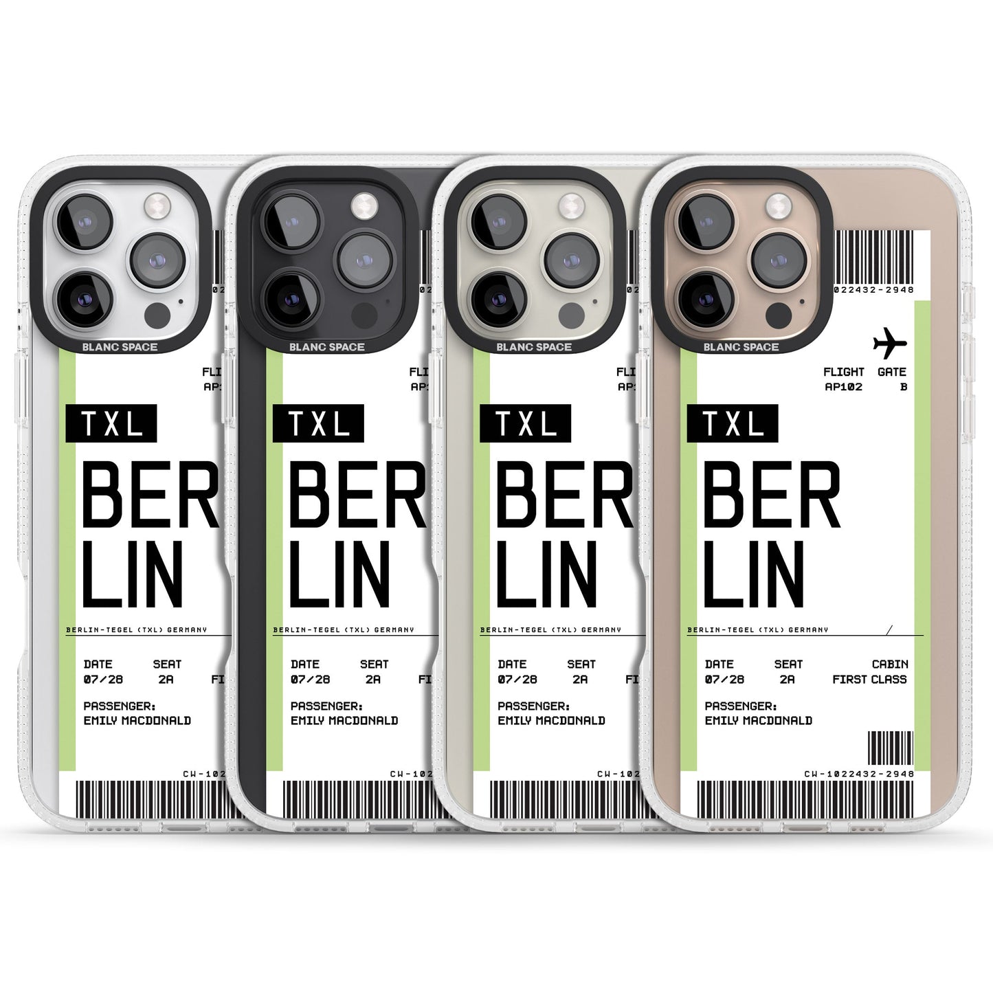 Personalised Berlin Boarding Pass