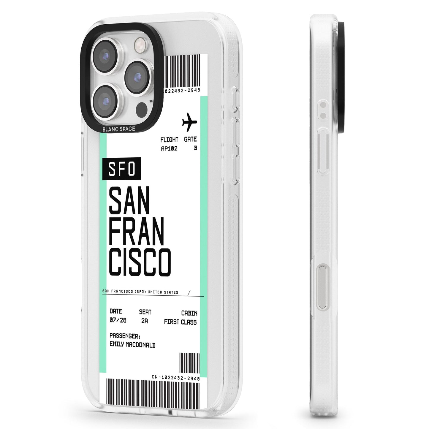 Personalised San Francisco Boarding Pass