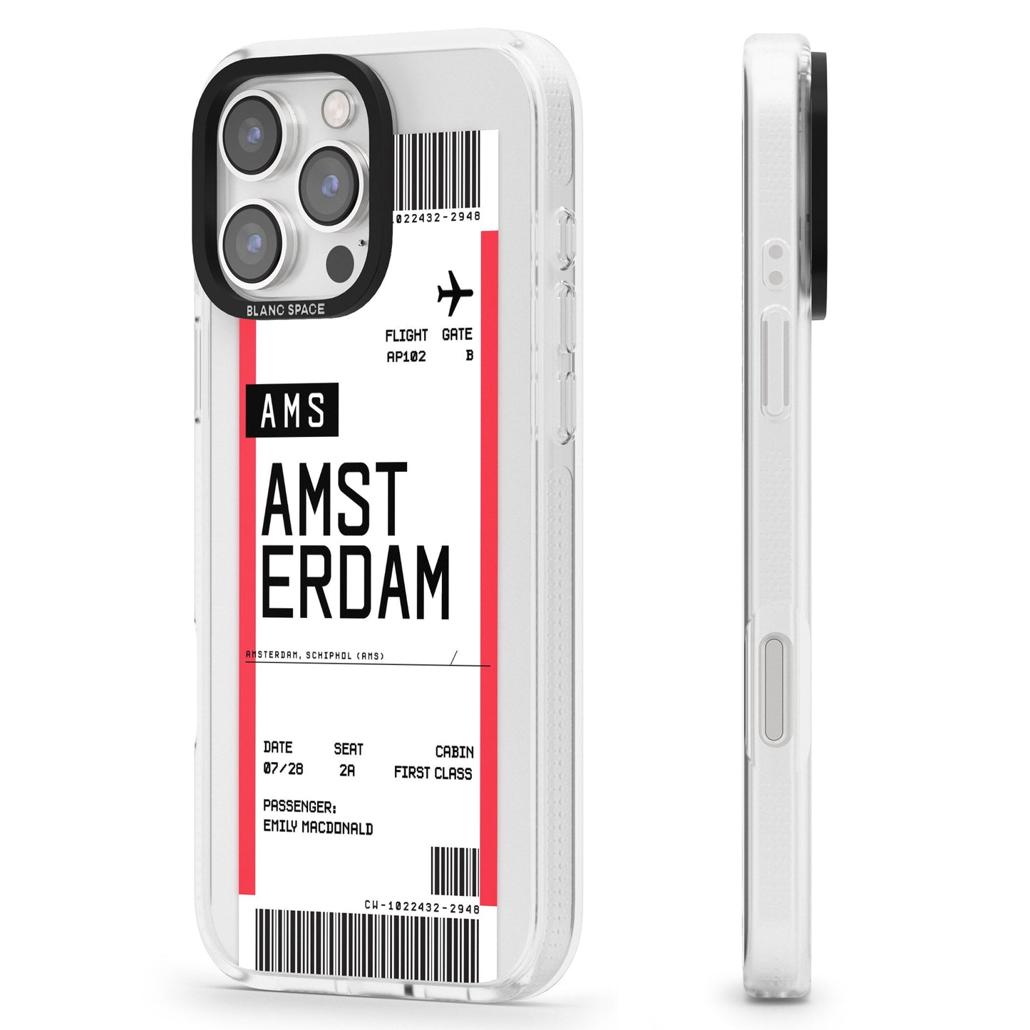 Personalised Amsterdam Boarding Pass
