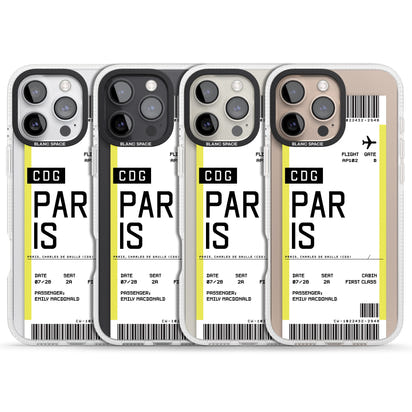 Personalised Paris Boarding Pass