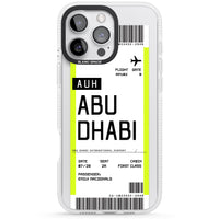 Personalised Abu Dhabi Boarding Pass