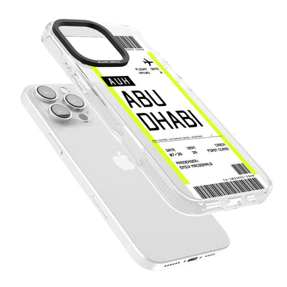 Personalised Abu Dhabi Boarding Pass