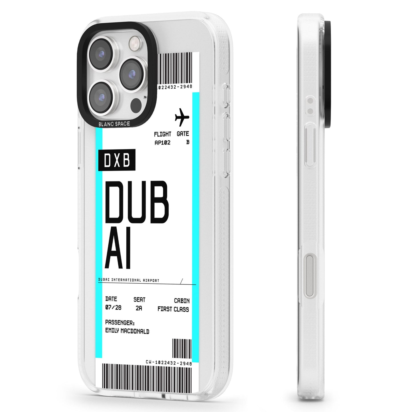 Personalised Dubai Boarding Pass