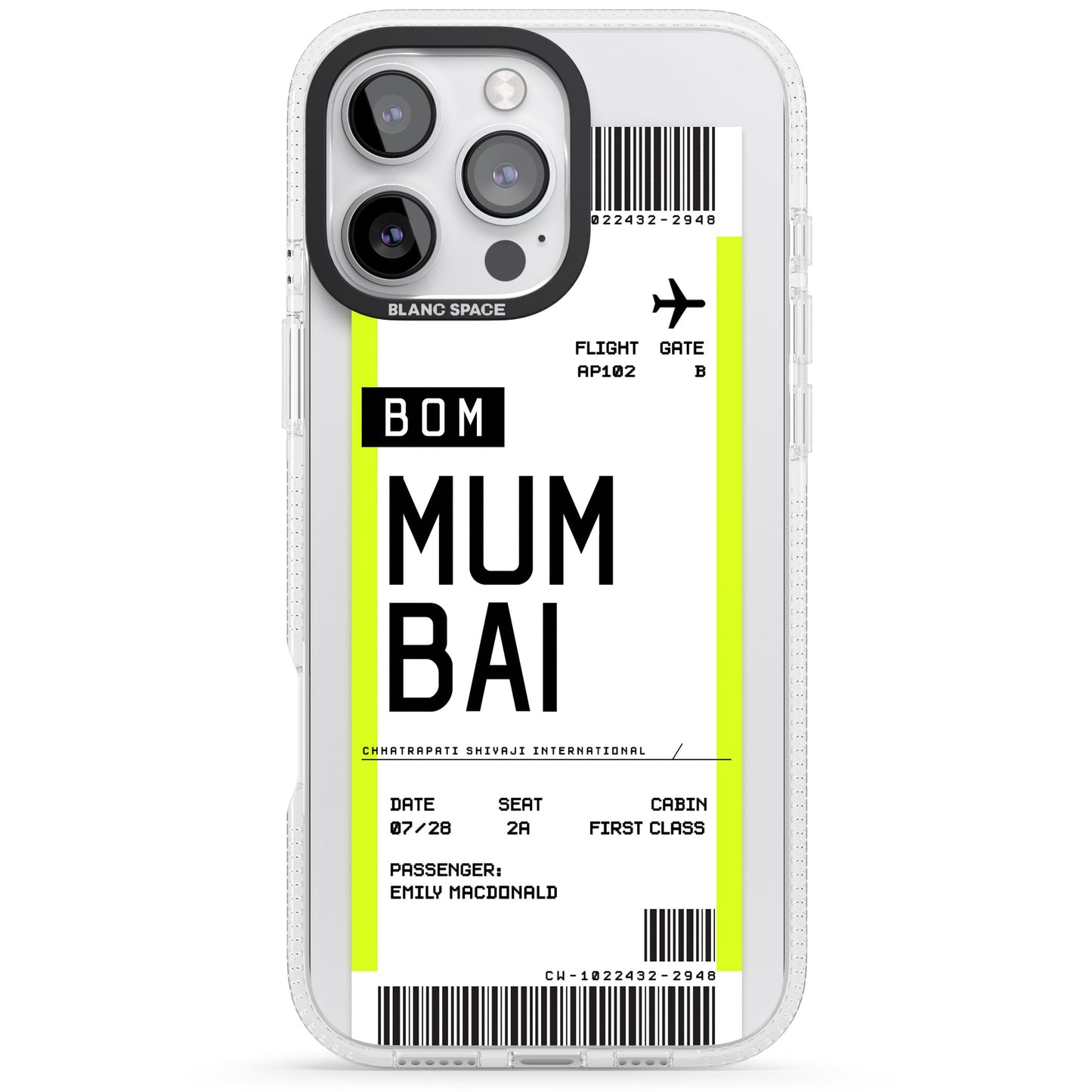 Personalised Mumbai Boarding Pass