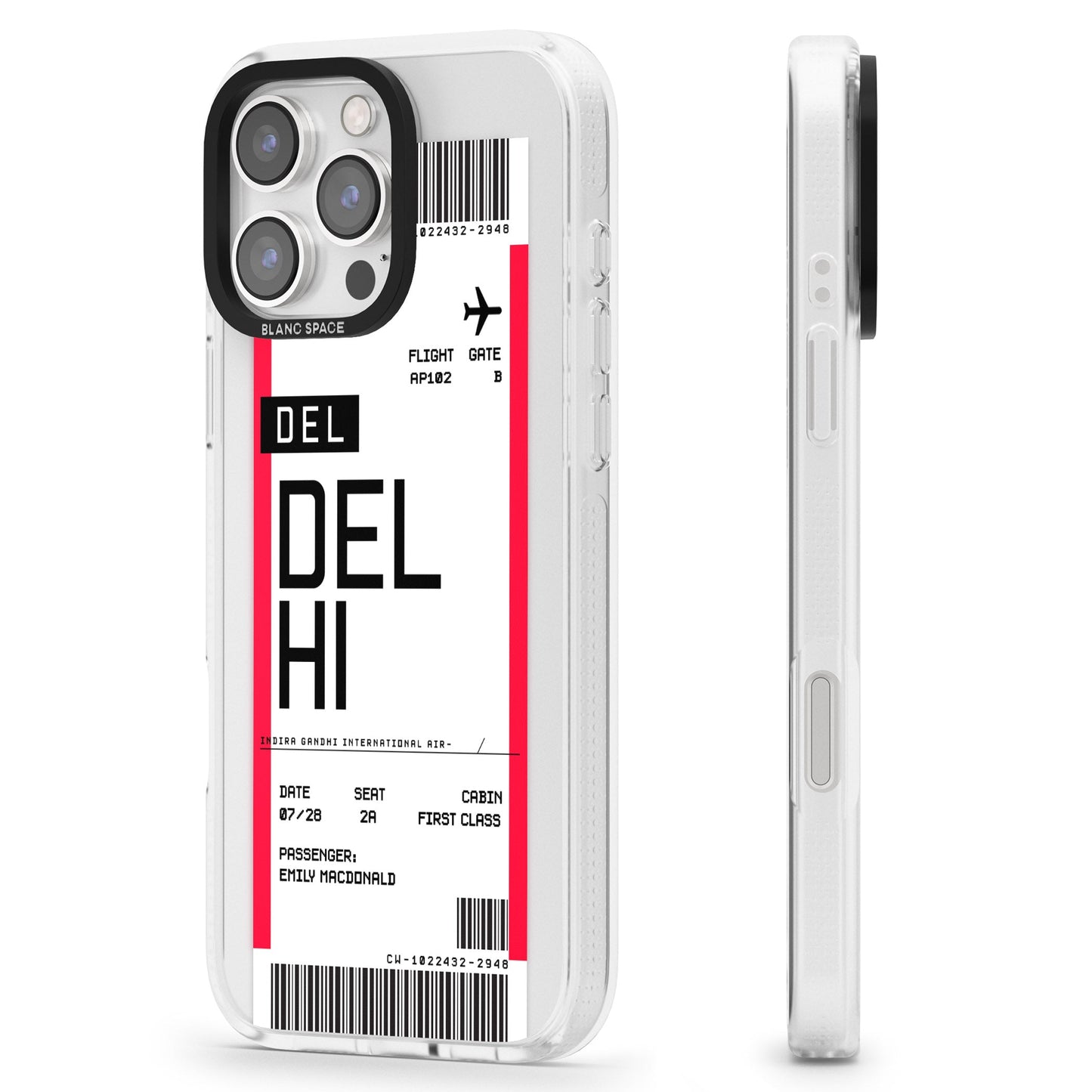 Personalised Delhi Boarding Pass