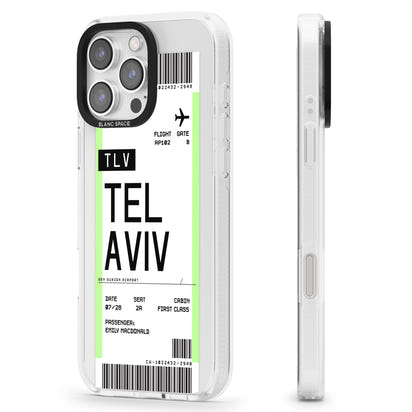 Personalisierte Bordkarte für Tel Aviv