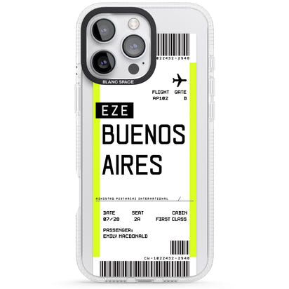 Personalised Buenos Aires Boarding Pass