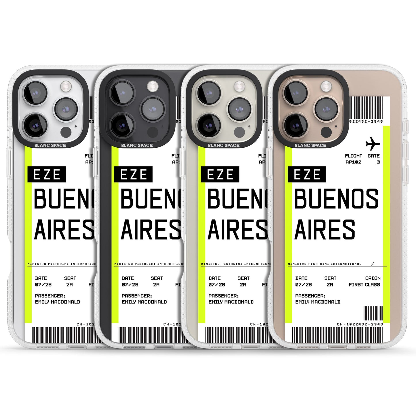 Personalised Buenos Aires Boarding Pass