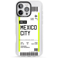 Carte d'embarquement personnalisée pour Mexico
