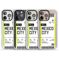 Carte d'embarquement personnalisée pour Mexico