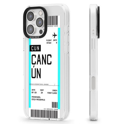 Personalised Cancún Boarding Pass
