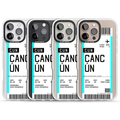 Personalised Cancún Boarding Pass