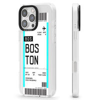 Personalised Boston Boarding Pass