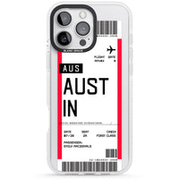 Personalised Austin Boarding Pass