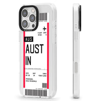 Personalised Austin Boarding Pass