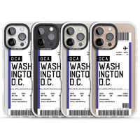 Personalised Washington D.C. Boarding Pass