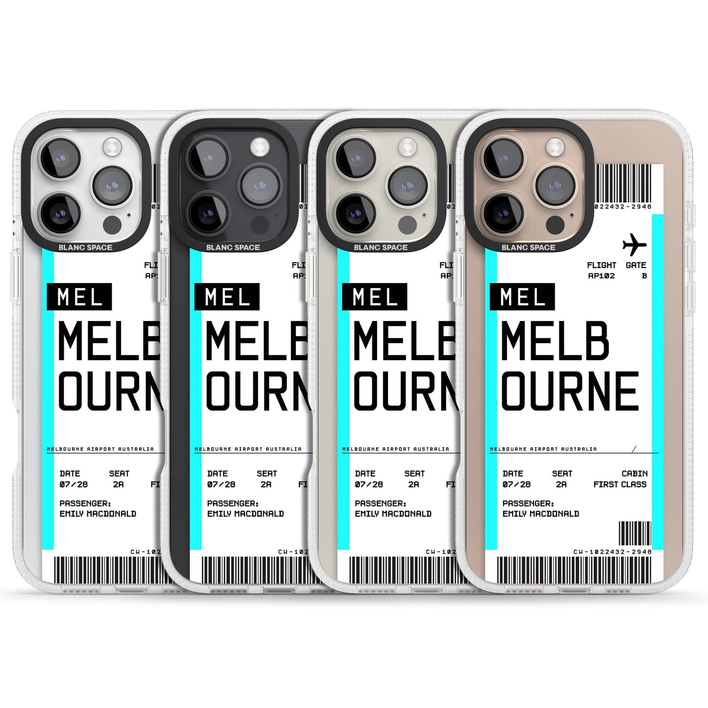 Personalised Melbourne Boarding Pass