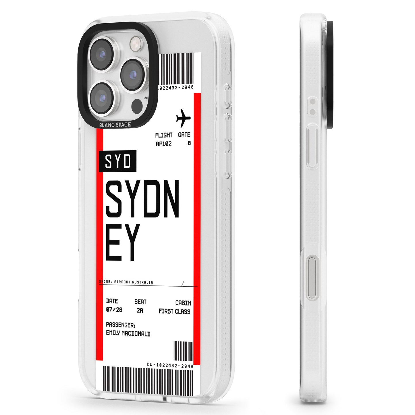 Personalised Sydney Boarding Pass
