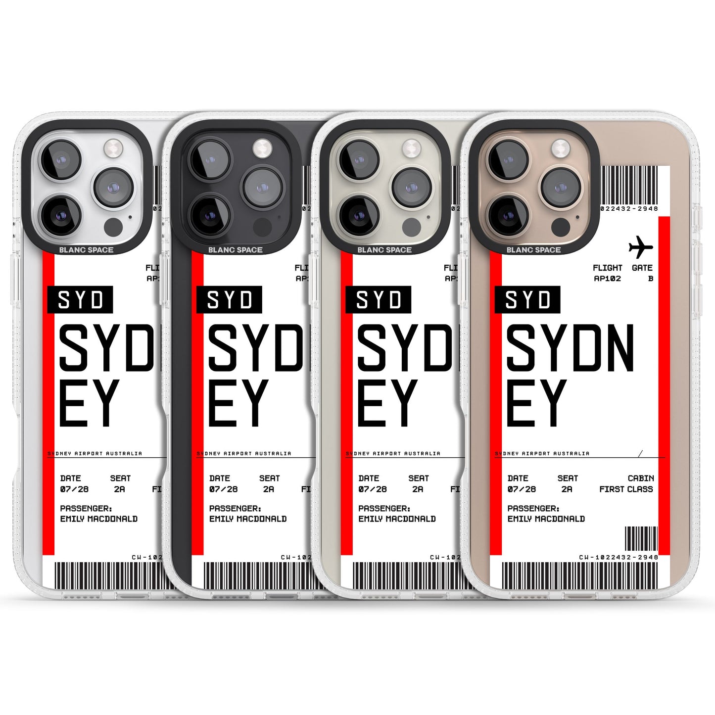 Personalised Sydney Boarding Pass