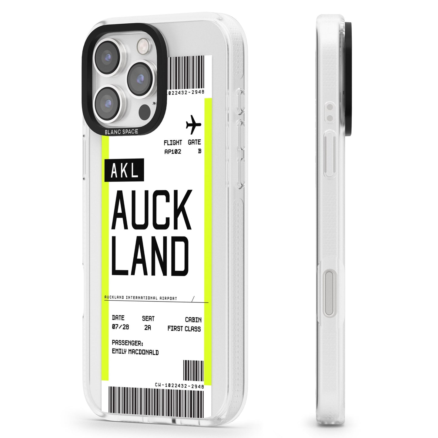 Personalised Auckland Boarding Pass