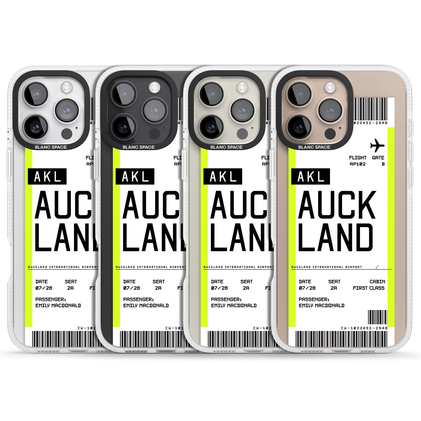 Personalised Auckland Boarding Pass