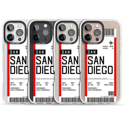 Personalised San Diego Boarding Pass