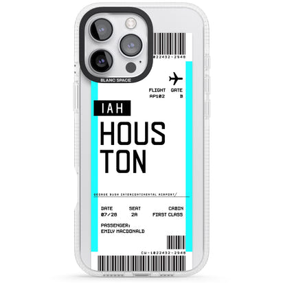 Personalised Houston Boarding Pass