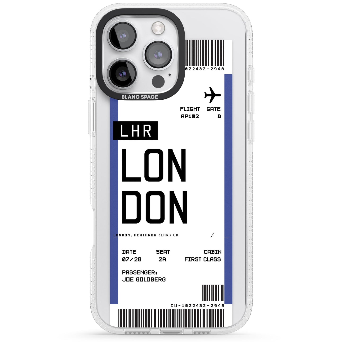 Personalised London Boarding Pass
