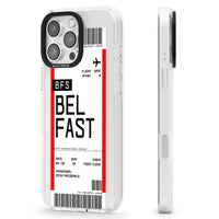 Personalised Belfast Boarding Pass