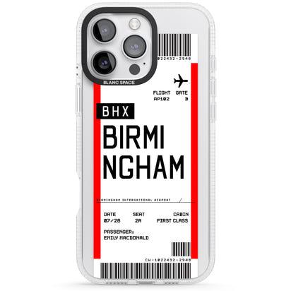 Personalised Birmingham Boarding Pass