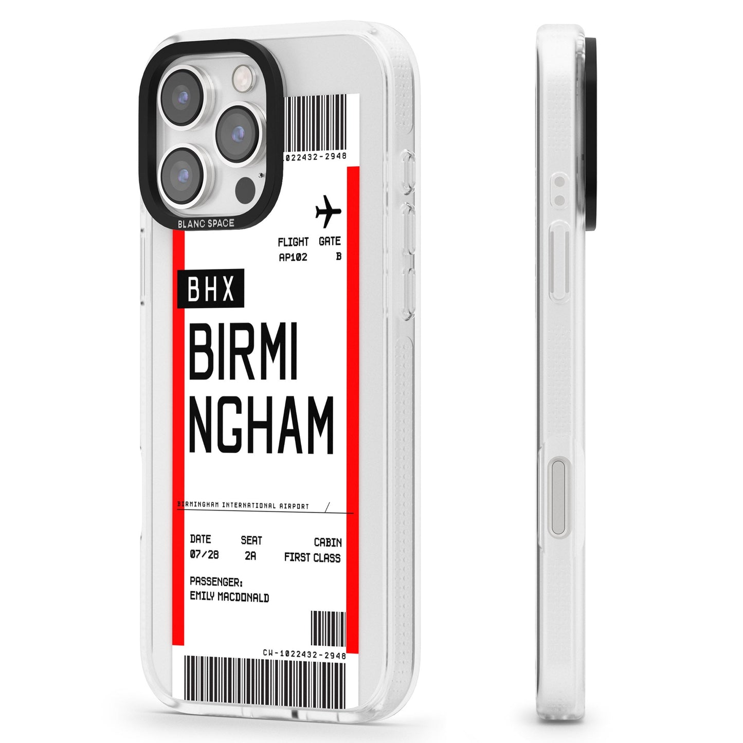 Personalised Birmingham Boarding Pass