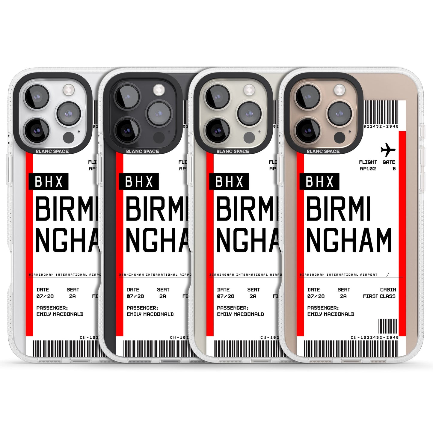 Personalised Birmingham Boarding Pass