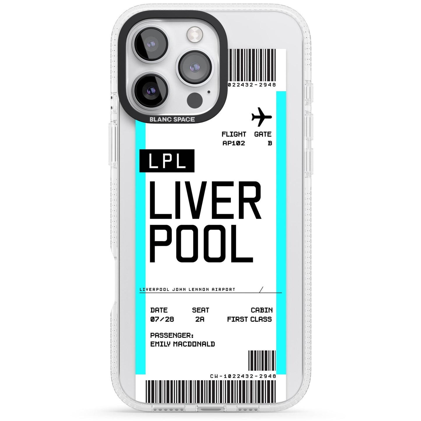Personalised Liverpool Boarding Pass