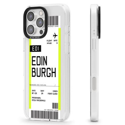 Personalised Edinburgh Boarding Pass