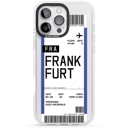 Personalised Frankfurt Boarding Pass