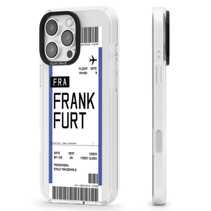 Personalised Frankfurt Boarding Pass
