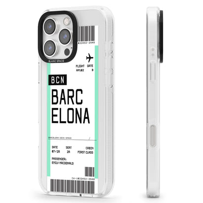 Personalised Barcelona Boarding Pass