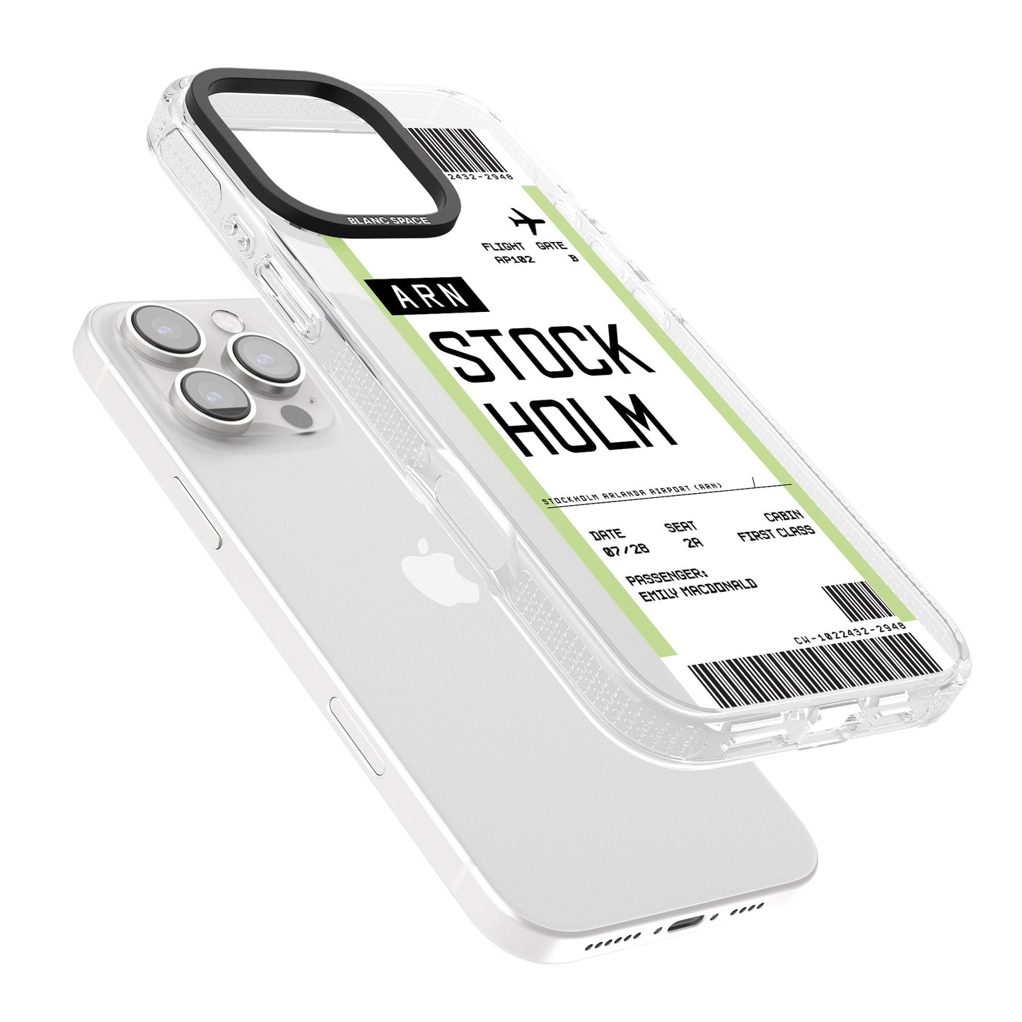 Personalised Stockholm Boarding Pass