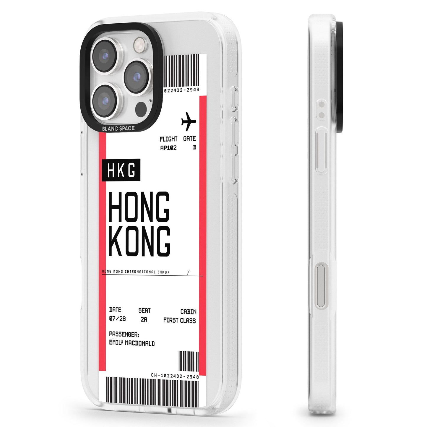 Personalised Hong Kong Boarding Pass