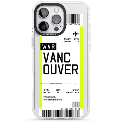 Personalised Vancouver Boarding Pass