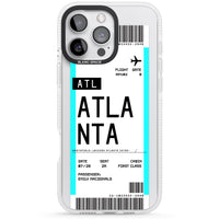 Personalisierte Atlanta-Bordkarte
