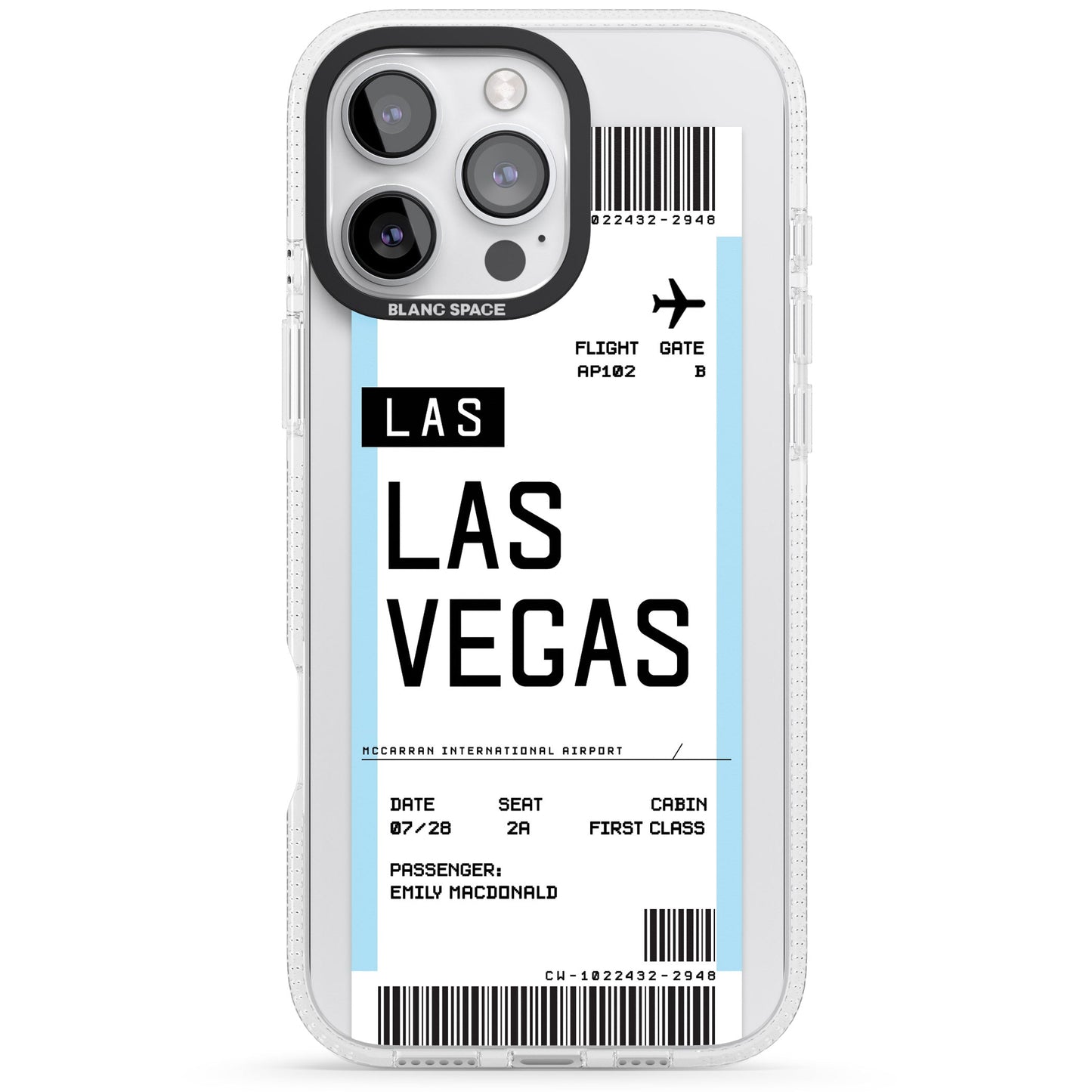 Personalised Las Vegas Boarding Pass